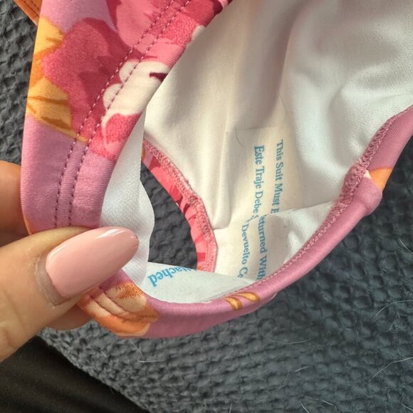 KONA SOL New NWT Strapless Cutout One Piece Swimsuit Size Medium 8-10 - Picture 5 of 10